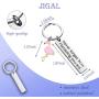JIGAL Motivational Flamingo Keychain Never Forget How Flamazing You are Keychain Flamingo Lover Jewelry Gift for Family BFF Animal Lovers