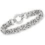Ross-Simons Sterling Silver Medium Byzantine Bracelet