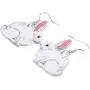 WEVENI Acrylic Easter Egg Bunny Rabbit Hare Earrings Dangle Drop Lovely Pet Jewelry For Women Girls Nice Gift WEVENI Acrylic Easter Egg Bunny Rabbit Hare Earrings Dangle Drop Lovely Pet Jewelry For Women Girls Nice Gift