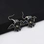 BEKECH How to Train Your Dragon Inspired Jewelry Luna And Toothless Charm Earrings TV Movies Show Light Fury Night Fury Toothless Jewelry for Dragon Lovers Girls Women