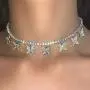 Gangel Silver Butterfly Layered Choker with Rhinestone Tennis Chain Fashion Necklace Stylish Design Pendant Pretty Jewelry for Party Dating Vacation for Women and Girls(Pack of 1) Gangel Silver Butterfly Layered Choker with Rhinestone Tennis Chain Fashion Necklace Stylish Design Pendant Pretty Jewelry for Party Dating Vacation for Women and Girls(Pack of 1)