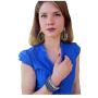 Traditional African Jewelry Set Ankara Necklaces with Matching Earrings for Women