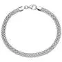 Miabella 925 Sterling Silver Italian 5mm Mesh Link Chain Bracelet for Women, 6.5, 7, 7.5, 8 Inch Made in Italy Miabella 925 Sterling Silver Italian 5mm Mesh Link Chain Bracelet for Women, 6.5, 7, 7.5, 8 Inch Made in Italy