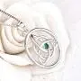 YL Celtic Knot Necklace 925 Sterling Silver Created Aquamarine/Ruby/Emerald/Cubic Zirconia Trinity Pendant Love Knot Jewelry YL Celtic Knot Necklace 925 Sterling Silver Created Aquamarine/Ruby/Emerald/Cubic Zirconia Trinity Pendant Love Knot Jewelry