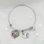 Gzrlyf Nail Tech Bracelet Pink Pave Heart Charm Nail Technician Gifts for Manicurist Coworkers Gzrlyf Nail Tech Bracelet Pink Pave Heart Charm Nail Technician Gifts for Manicurist Coworkers