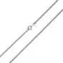 Wellme Sterling Silver 1mm/1.5mm Solid 925 Twister Rope Vintage Chain - Thailand Crafted Necklace - Thin and Strong 18 20 22 24