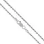 Authentic Solid Sterling Silver Rope Diamond-Cut Braided Twist Link .925 Rhodium Necklace Chains 1.5MM - 5.5MM, 16'' - 30'', Made In Italy, Men & Women, Next Level Jewelry Authentic Solid Sterling Silver Rope Diamond-Cut Braided Twist Link .925 Rhodium Necklace Chains 1.5MM - 5.5MM, 16'' - 30'', Made In Italy, Men & Women, Next Level Jewelry