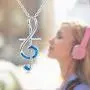 Musical Necklace S925 Sterling Silver Music Note Pendant Necklace Music Clef Jewelry Gifts for Women Daughter Wife Birthday Musical Necklace S925 Sterling Silver Music Note Pendant Necklace Music Clef Jewelry Gifts for Women Daughter Wife Birthday