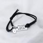 WUSUANED Hand Stamped My Story Isnt Over Yet Motivational Quote Necklace Bracelet Set with Semicolon Charm