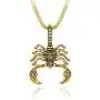 Aineecy Hip Hop Scorpion Necklace for Women Men Personlized Punk Scorpion Scorpio Constellation Pendant Necklace Teen Girls Scorpion Jewelry