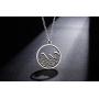 Rosa Vila Vintage Round Wave Necklace, Ocean Jewelry for Women, Ocean Necklace, Go with The Waves Beachy Necklaces