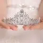FXmimior Silver Bridal Wedding Crown Headband Women Crystal Tiara Headpiece Wedding Hair Accessories FXmimior Silver Bridal Wedding Crown Headband Women Crystal Tiara Headpiece Wedding Hair Accessories