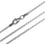 PZ Paz Creations 925. Sterling Silver Swirl Design Solitaire Gemstone Pendant Necklace