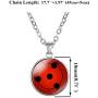 I3C Naruto Necklace, Japanese Animation Naruto Cosplay Pendant Necklace for Anime-Fans Women Teen Girls