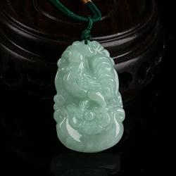 Fulemay Zodiac Pendant Necklace - Chinese Traditional Amulet for Family and Friends