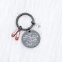 AKTAP Dorothy Ruby Inspired Keychain Wizard of Dorothy Ruby Red Slippers Jewelry Inspirational Gift You’re Braver Than You Believe