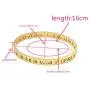 Baoli Zircon Jewelry Roman Numerals Bangle Bracelet for Women (Silver) Baoli Zircon Jewelry Roman Numerals Bangle Bracelet for Women (Silver)