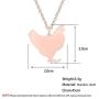 Eiffy Stainless Steel Zodiac Animal Chicken Pendant Necklace for Women Turkey Cock Rooster Choker Jewelry