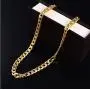 Cathercing Stainless Steel Chain for Men Figaro Necklace 10mm Cuban Link for Men Women Vintage Punk Hip Hop Jewelry (gold) Cathercing Stainless Steel Chain for Men Figaro Necklace 10mm Cuban Link for Men Women Vintage Punk Hip Hop Jewelry (gold)