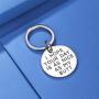 CJ&M Husband Keychain When I Tell You I Love You Husband Gift Boyfriend Gift,Wife Gift,Dad Gift, Men Gift