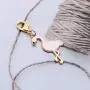 UJIMS Flamingo Lovers Gift Pink Enamel Flamingo Necklace Earring Set for Women Girl Flamingo Jewelry BFF Motivational Gift