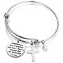 Godmother Gifts Godmother Bangle Bracelet I Feel So Blessed That My Godmother is You Religious Jewelry Baptism Gift