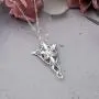 WSNANG Movie Arwen Evenstar Earrings Necklace Movie Inspired Jewelry Gift for Fans WSNANG Movie Arwen Evenstar Earrings Necklace Movie Inspired Jewelry Gift for Fans