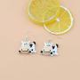 BAUNA Funny Cow Earring Cow Farmer Dangle Earrings Animal Lover Gift for Women Girls Jewelry