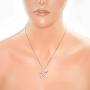 Honolulu Jewelry Company Sterling Silver High Polished Starfish Necklace Pendant with 18'' Box Chain