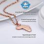 PROSTEEL Stainless Steel Africa Map Necklace for Men Women, 18K Gold/Rose Gold/Black Plated, Customize Available, 22''-24'' Adjustable, Come Gift Box
