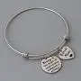 HOLLP Stepmother Mom Bracelet Stepmother Keychain Mother in Law Jewelry for Stepmother Biology is The Least of What Makes Someone a Mother Adjustable Charm Bracelet HOLLP Stepmother Mom Bracelet Stepmother Keychain Mother in Law Jewelry for Stepmother Biology is The Least of What Makes Someone a Mother Adjustable Charm Bracelet