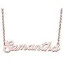 LoEnMe Jewelry Rose Gold Name Necklace Personalized Custom Made Gift for Women Girls Couple