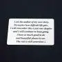 Semicolon Jewelry Mental Health Awareness Gift Wallet Insert Suicide Awareness Mental Illness Wwareness Gift New Beginning Gift