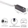 TLFOFS Cube Urn Pendant, Handmade, Titanium Steel Inlaid with Zirconium Diamonds. Cremation Jewelry Urn Necklace Jewelry is Not Only Beautiful, But Also Has A Special Commemorative Meaning. (White)