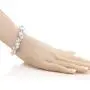 Gem Stone King 17 Inch White Cultured Freshwater Pearl & Blue Crystal Mash Necklace + Bracelet 6.5 Inch Gem Stone King 17 Inch White Cultured Freshwater Pearl & Blue Crystal Mash Necklace + Bracelet 6.5 Inch