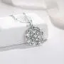 CELESTIA Sterling Silver Necklace for Women, Good Luck Irish Celtic Knot Pendant Necklace Jewelry Birthday Spirit Gifts for Her - 18 Inch Chain CELESTIA Sterling Silver Necklace for Women, Good Luck Irish Celtic Knot Pendant Necklace Jewelry Birthday Spirit Gifts for Her - 18 Inch Chain