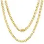 Nuragold 10k Yellow Gold 5mm Miami Cuban Link Chain Pendant Necklace, Mens Jewelry Box Clasp 16'' 18'' 20'' 22'' 24'' 26'' 28'' 30'' Nuragold 10k Yellow Gold 5mm Miami Cuban Link Chain Pendant Necklace, Mens Jewelry Box Clasp 16'' 18'' 20'' 22'' 24'' 26'' 28'' 30''