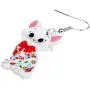 NEWEI Acrylic Anime Floral Cat Kitten Earrings Big Drop Dangle Animal Jewelry for Women Girls Party Gifts charm Decoration
