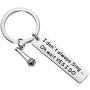 CENWA Singer Gift Music Lovers Gift Karaoke Lover Gift I Don’t Always Sing Oh Wait Yes I Do Microphone Keychain Gift for Musician Singer