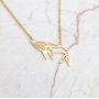 La Menagerie Whale Gold Origami Jewelry & Gold Geometric Necklace – 18 Karat Plated Gold Necklace & Whale Necklaces for Women – Whale Necklace for Girls & Origami Necklace