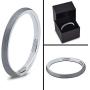 Charming Jewelers Tungsten Wedding Band Ring 2mm Men Women Comfort Fit 18k Rose Yellow Gold Plated Grey Blue Black Dome Brushed