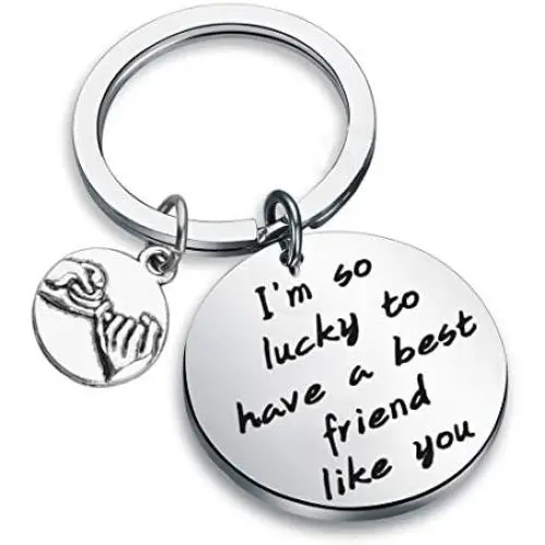 MAOFAED Friendship Jewelry Friend Appreciation Gift Gift for Friend I’m So Lucky to Have A Best Friend Like You c MAOFAED Friendship Jewelry Friend Appreciation Gift Gift for Friend I’m So Lucky to Have A Best Friend Like You c