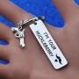 WUSUANED Tombstone Movie Quote Keychain Im Your Huckleberry Western Movie Jewelry Gift for Movie Fan