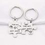 FUSTMW Couple Wedding Gifts Mr Mrs Est 2021 Keychain Set Newlyweds Gifts Wife Husband Engagement Gifts