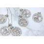 CaliRoseJewelry Sterling Silver Zodiac Pendant Necklace