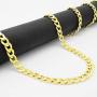 Nuragold 10k Yellow Gold 5.5mm Cuban Curb Link Chain Bracelet, Womens Mens Lobster Lock 7'' 7.5'' 8'' 8.5'' 9''