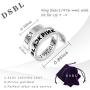 G-Ahora Kpop Blackpink Finger Ring Blackpink Group Gifts Member Name and Birtday Engraved Ring for Blackpink Lover Blackpink Fans