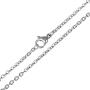 Nupuyai Healing Crystal Point Pendant with Chain for Women Men, Handmade Wire Wrapped Amulet Stone Necklace 19.6''