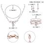 EVER FAITH Marquise CZ Simulated Pearl Bridal Flower Leaf Filigree Necklace Earrings Bracelet Set