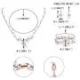 EVER FAITH Marquise CZ Simulated Pearl Bridal Flower Leaf Filigree Necklace Earrings Bracelet Set EVER FAITH Marquise CZ Simulated Pearl Bridal Flower Leaf Filigree Necklace Earrings Bracelet Set